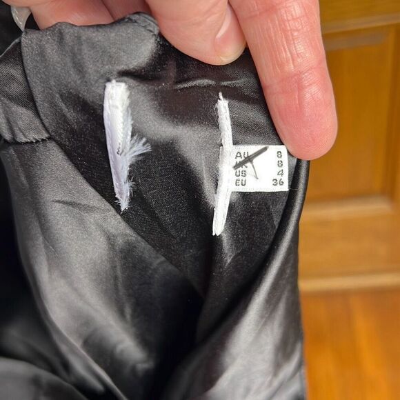 Princess Polly VERONIKA MINI DRESS BLACK Size 4 New - Picture 8 of 10